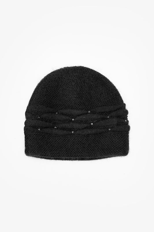 ANTLER BEANIE CLEO - Black