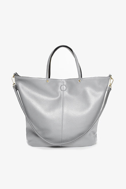 ANTLER BAG HARTLEY REVERSIBLE TOTE / NAVY & SILVER