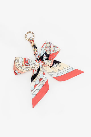 ANTLER KEYCHAIN BOW - PAPAYA POP
