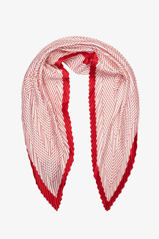 ANTLER SCARF NECK - Signal Red
