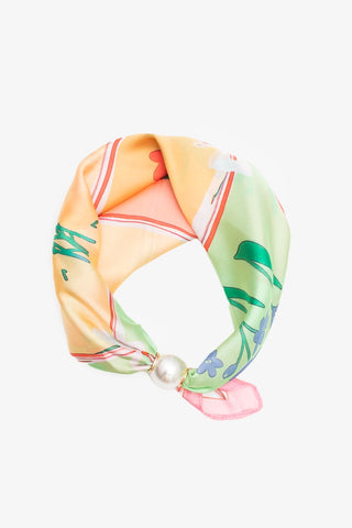 ANTLER SCARF - PEARL FASTEN NECK TIE  - Sweetpea