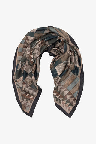 ANTLER - SCARF - SQUARE PAINTED PLAINS