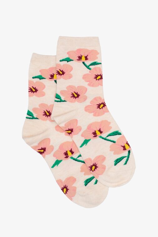 ANTLER SOCKS - Hibiscus Socks