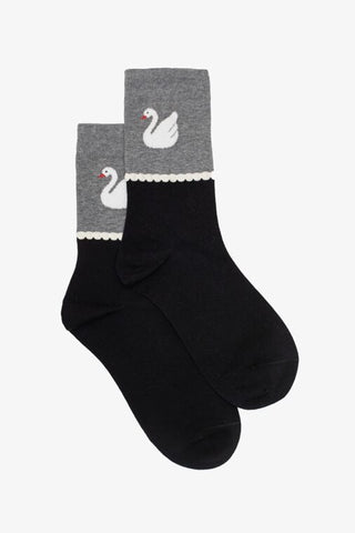 ANTLER SOCKS - Swan Sock