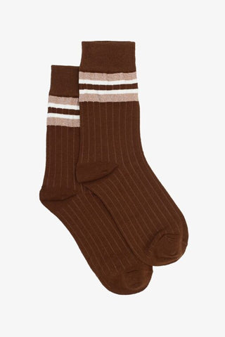 ANTLER  - SOCKS - COCOA GLIMMER