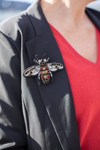 ANTLER BROOCH - Ruby Bee