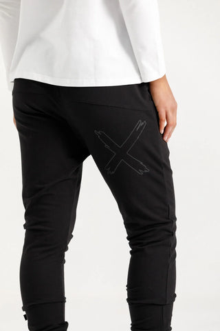 HOMELEE - WINTER APARTMENT PANTS - Black / Black X