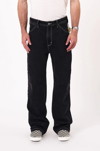 ABRAND JEANS - A5 BAGGY LANCE - Washed Black