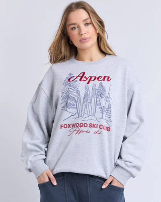 FOXWOOD SKI CLUB CREW - Grey Marle