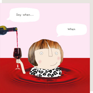 ROSIE MADE A THING CARDS - Wine When