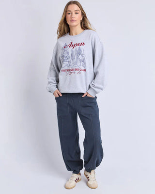 FOXWOOD SKI CLUB CREW - Grey Marle
