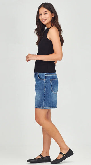JUNKFOOD SHORTS - BRONTE - Mid Blue