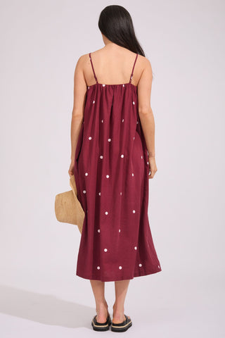 SILENT THEORY - BORDEAUX MAXI DRESS - Cherry