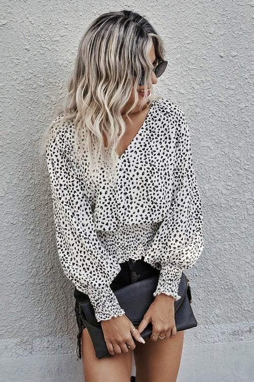 PRICKLE & POLLY - ANNA TOP - Leopard