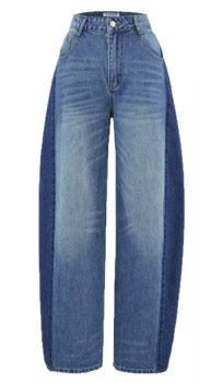 PRICKLE & POLLY - Two tone Barrel Jeans
