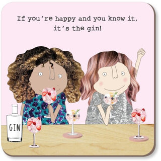 ROSIE MADE A THING COASTER - Happy Gin