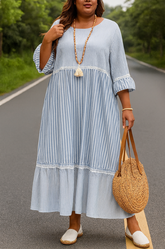 THE REPUBLIC CO - Detail Stripe Dress