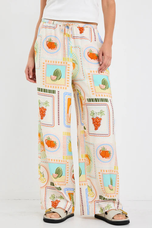 BY ROSA TOPICAL POSTCARD PANTS