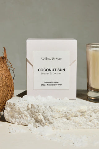 WILLOW & MAE - CANDLE - COCONUT SUN 210g