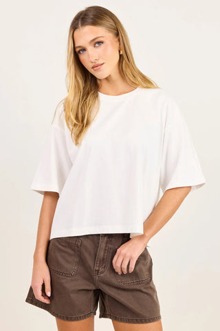 STORIES BE TOLD - COHESION BOXY TEE - White