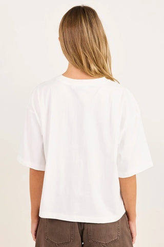 STORIES BE TOLD - COHESION BOXY TEE - White