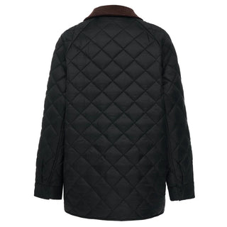 MOKE DAISY QUILT JACKET - Black