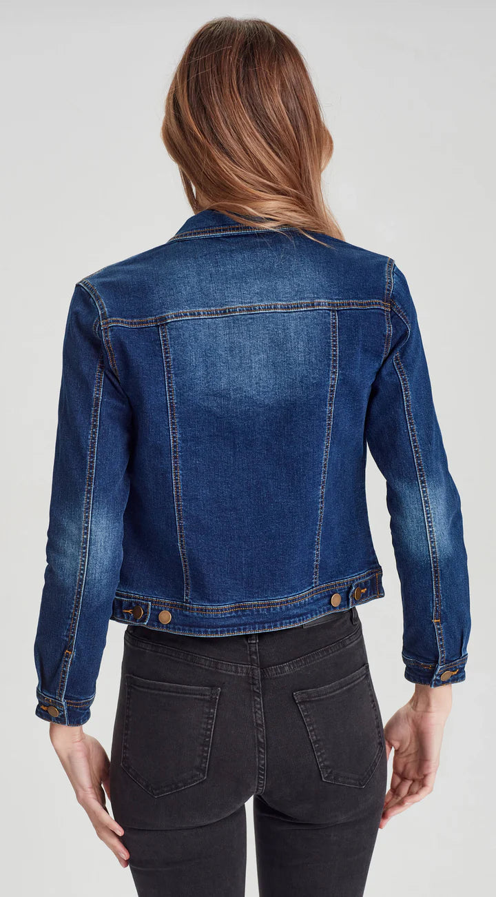JUNKFOOD DIXIE - DARK BLUE STRETCH DENIM JACKET