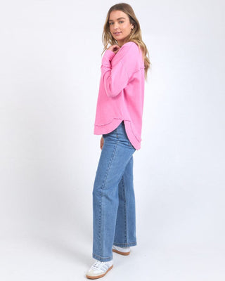 FOXWOOD SIMPLIFIED METALLIC CREW BUBBLEGUM