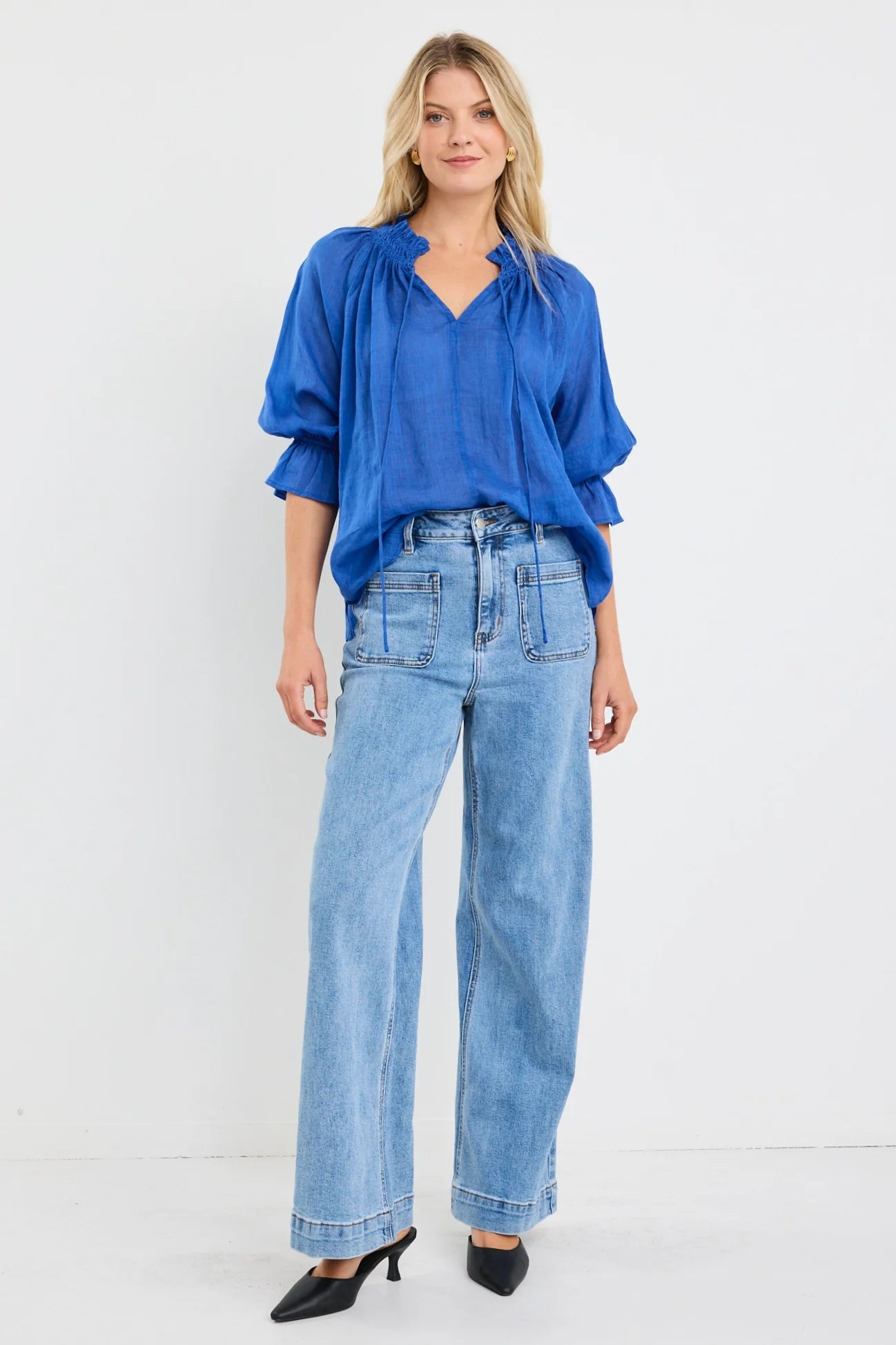 AMONG THE BRAVE EXPEDITION TOP - Blue