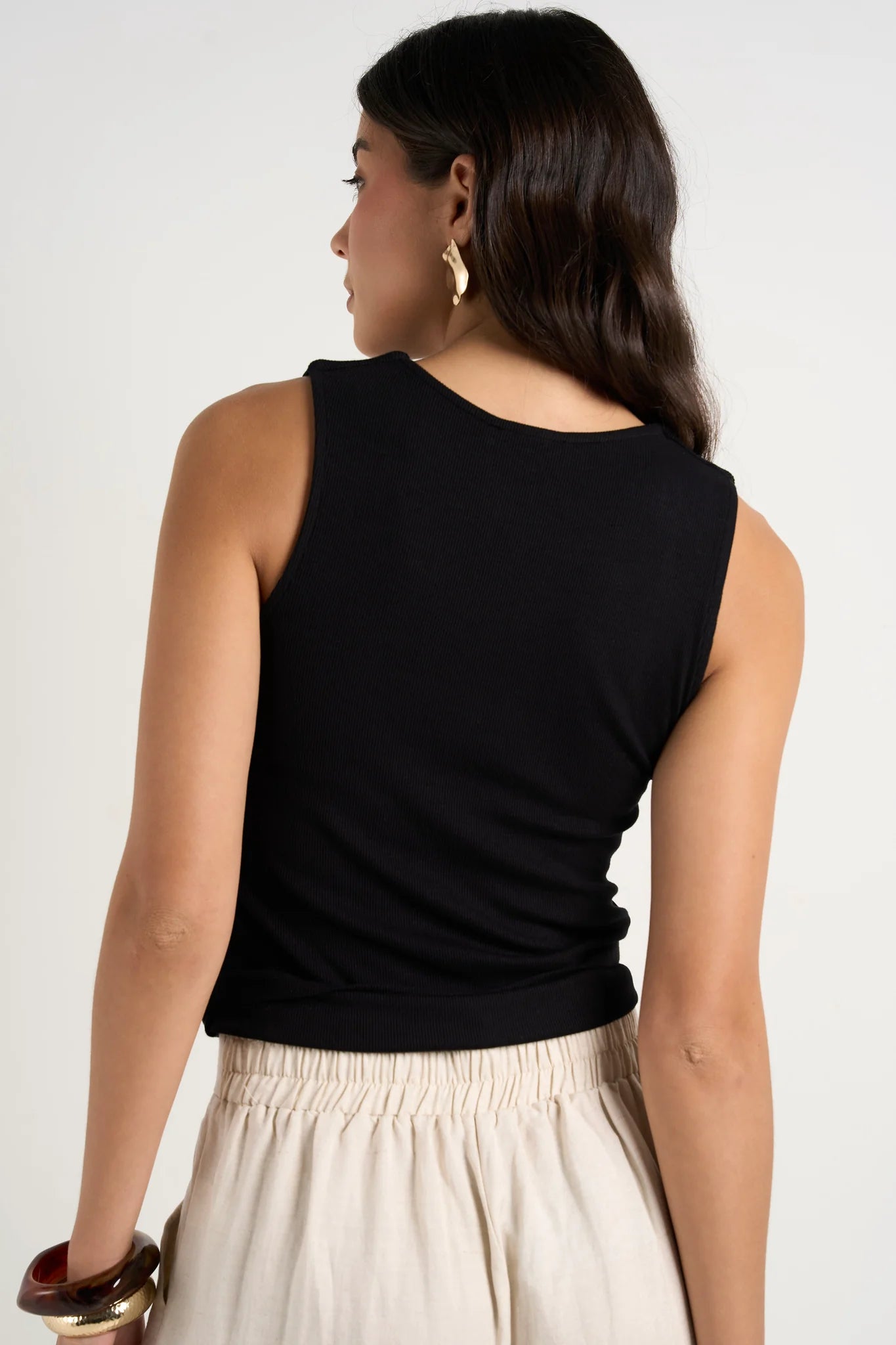 AMONG THE BRAVE POSITIVE TANK - BLACK