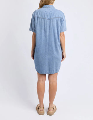 FOXWOOD SORCHA DENIM DRESS - Light Blue