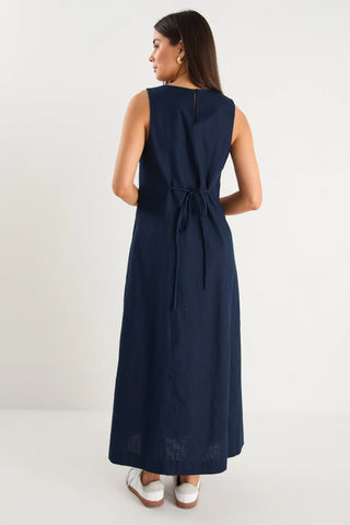 STORIES BE TOLD FUTURE MIDI DRESS - Ink