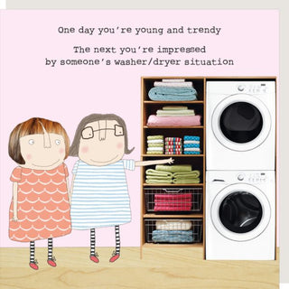 ROSIE MADE A THING CARDS - Washer/Dryer