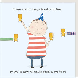 ROSIE MADE A THING CARDS - BEER VITAMINS