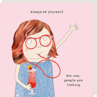 ROSIE MADE A THING CARDS - NOT NOW GIRL