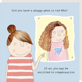 ROSIE MADE A THING CARDS - SHAGGY PERM