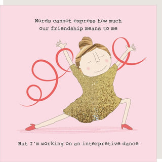 ROSIE MADE A THING CARDS - FRIENDSHIP DANCE