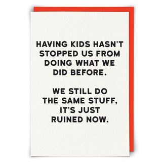 HOLY FLAPS CARDS - RUINED
