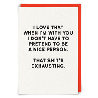 HOLY FLAPS CARDS - EXHAUSTING