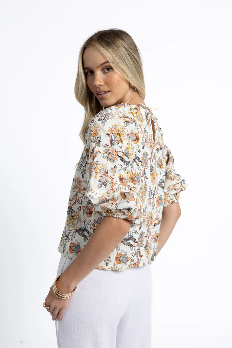 HUMIDITY SIA BLOUSE - Kaffir Print
