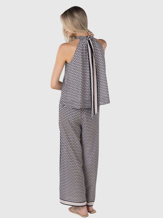 HUMIDITY - HEXI PANT - Black/Cream