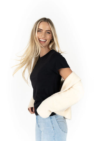 HUMIDITY BENE TEE - SLATE