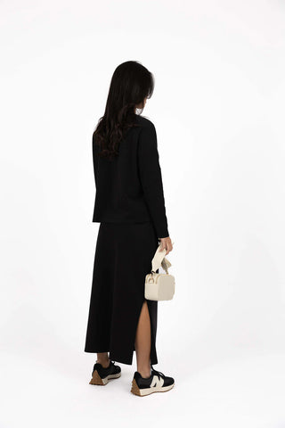 HUMIDITY BANTER SKIRT - Black