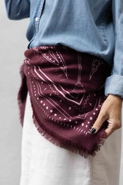 DARK HAMPTON SCARF - ELLIE COMPTON - THE HADFIELD