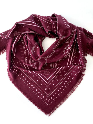 DARK HAMPTON SCARF - ELLIE COMPTON - THE HADFIELD