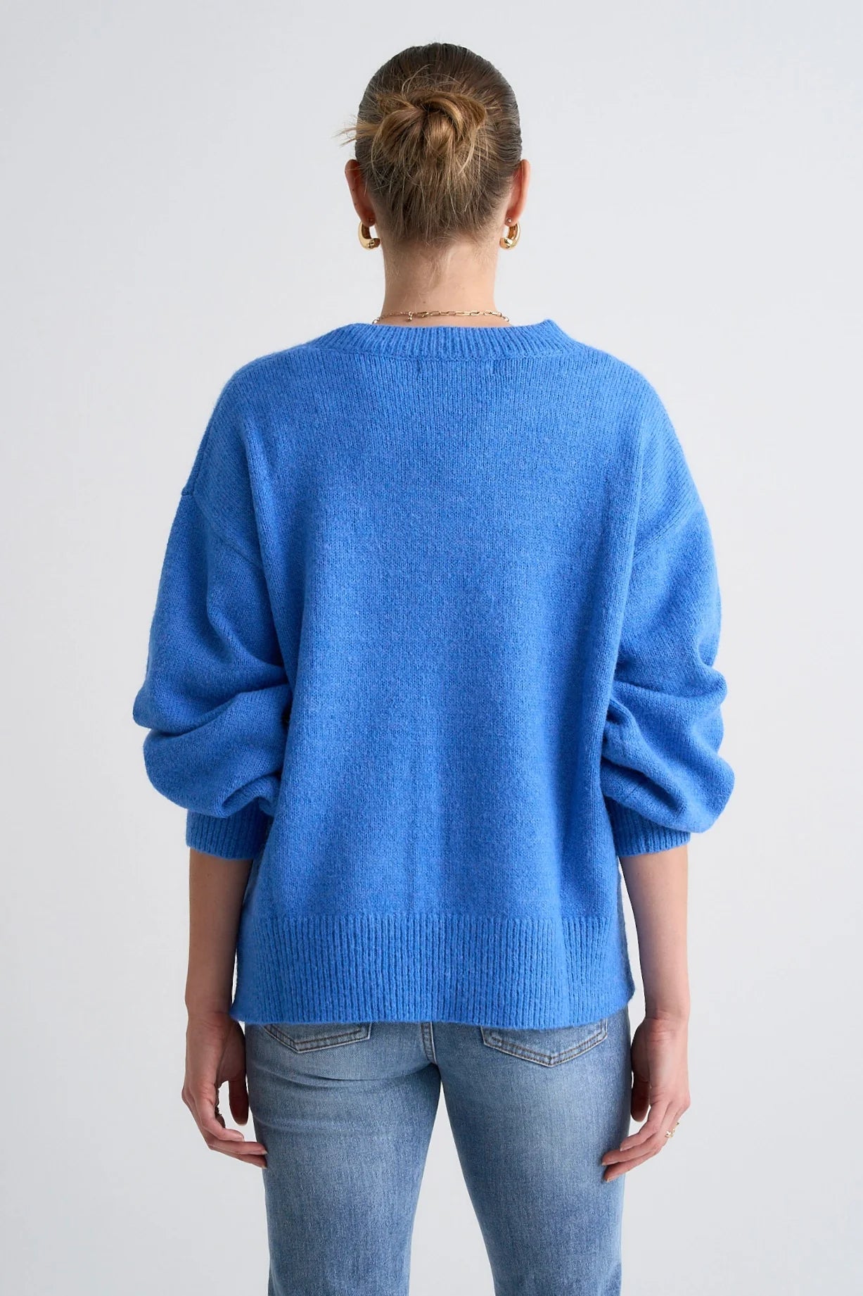 IVY + JACK HARVEST AZURE KNIT - AZURE BLUE
