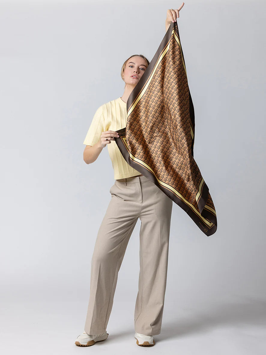 DARK HAMPTON - THE LARGE SILK -  THE HARVEY