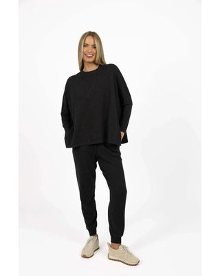 HUMIDITY - GRANDE SWEATER - Charcoal
