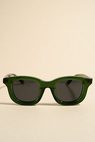 REUNION - Chelsea Forest Chunky Round Sunglasses