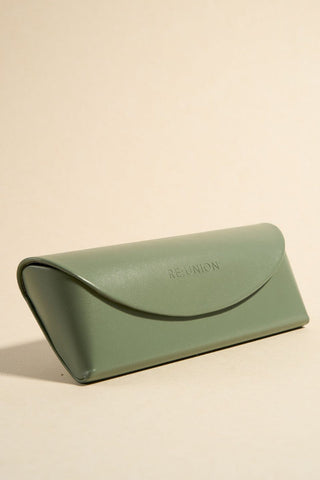 REUNION - Chelsea Forest Chunky Round Sunglasses